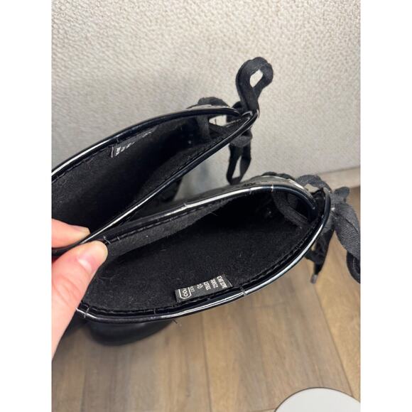 Coach Tristee Rain Boot Denim Signature C 17" Lace Back - Picture 15 of 16